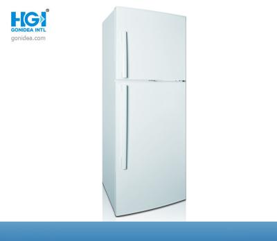 China 75.5in 18,7 portas R134 dobro refrigerando diretas dos refrigeradores do congelador da parte superior do Ft do Cu à venda