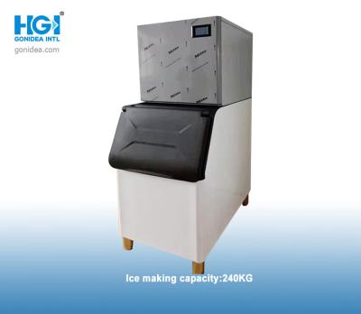 Cina Macchina per ghiaccio automatica bianca 240kg/24h di R134a in vendita