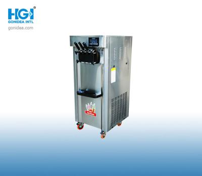 China Gonidea Auto Soft Ice Cream Making Machine For Business 3.3KW 36L/ H for sale