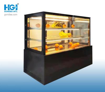 Cina HGI 460L 580W ha refrigerato il raffreddamento del fan della vetrina dell'esposizione del dolce in vendita