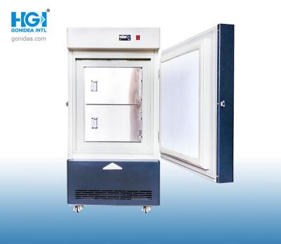 China Congelador pequeno vertical 60Hz 150W do laboratório da temperatura 80L ultra baixa de baixo nível de ruído à venda
