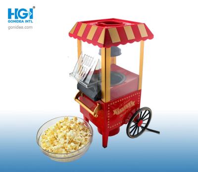 China Huissnack Automatisch Mini Electric Popcorn Maker Oil Vrije 1200W 120V 50Hz Te koop