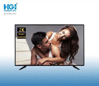 중국 안드로이드 LCD는 리모콘 스마트 텔레비전으로 TV 받침대에게 55 인치를 보내게 했습니다 판매용