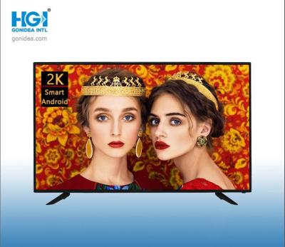 China LCD LED 50 Inch Smart Televisions Full 1080P HD Color Tempered Screen for sale