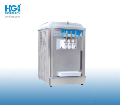 China Table Type Ss Soft Ice Cream Making Machine 12 ~ 16L/H for sale