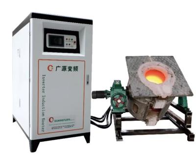 China Máquina de derretimento da indução da frequência média   Fornalha de indução elétrica de 500KW DSP à venda