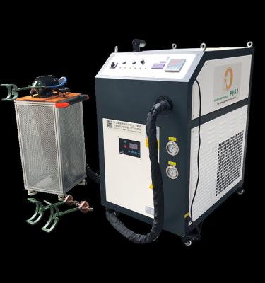 China Máquina de calefacción portátil refrigerada por agua de inducción para soldar de cobre de la soldadura del tubo en venta