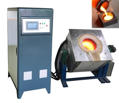 China Horno fusorio de la inducción de frecuencia media de IGBT para la fusión de plata del hierro de acero en venta