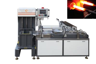 China Fornalha industrial da máquina de forjamento da indução 40KW para o aquecimento da barra de aço de 30mm à venda