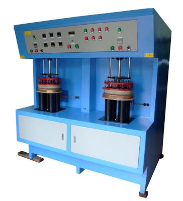 China 2 Station Induction Welding Machine For Welding Stainless Steel Flat Base for sale