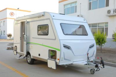 China Multiple People Lightweight Travel Trailer AL-Ko Chassis 4-6 Person Camping Trailer for sale