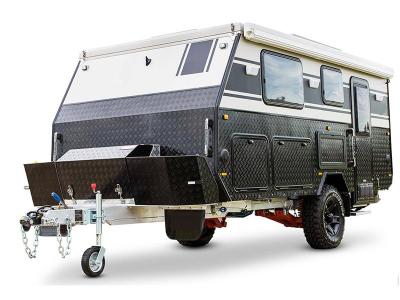China Recreational Small Lightweight Travel Trailers 4 Person Camper Trailer Multifunctional for sale