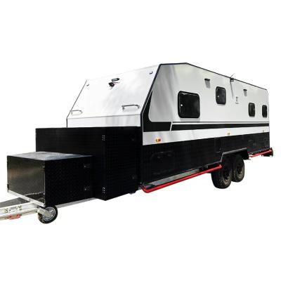 China Awning 4x4 Off Road Camper Trailers All Terrain Tires 4x4 Off Road Trailers for sale