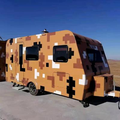 China Air Conditioner Off Grid Travel Trailer With 1-2 Bedroom Overland Travel Trailers for sale