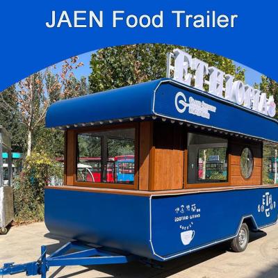 China Refrigeration Concession Stand Trailer Portable Snack Ice Cream Concession Trailer for sale