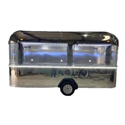 China Refrigeration Concession Food Trailer Customizable Color Mobile Food Trailers for sale