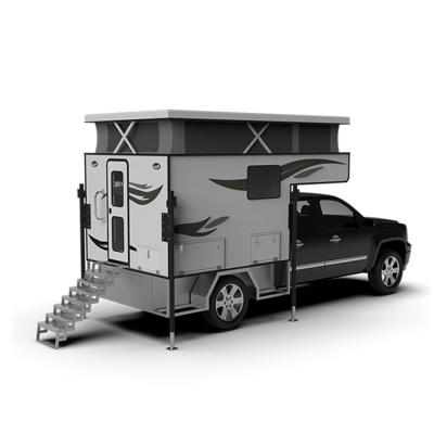 China Optional Color Truck Camper Trailers Sleeping Capacity Truck Bed Trailer Camper for sale
