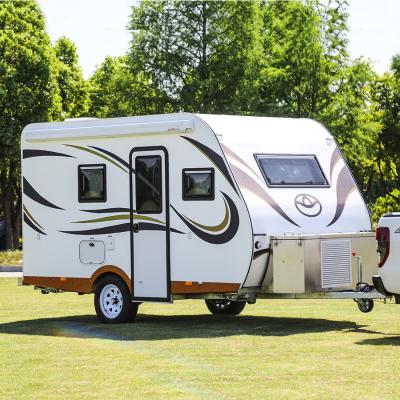 China Color RV Travel Trailer 3000W Inverter Recreational Trailer For Adventure Outdoor for sale