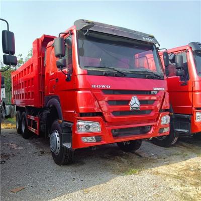 China Medium Size Used Tipper Trucks Steel Wheels  Used Howo Dump Truck for sale