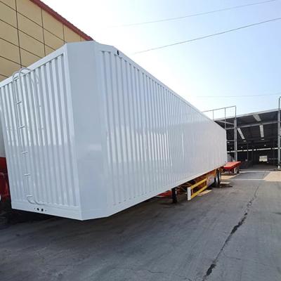 Chine Container de 40 pieds, semi-remorque de 12,5 m, métal à vendre
