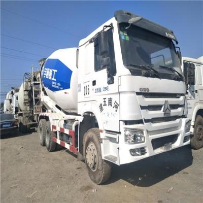 China 6 8 10 12 Cbm Used Concrete Mixer Truck 371hp Power for sale
