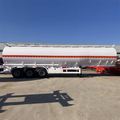 China 45000 Liters 40000 Lts Litres Diesel Crude Oil 3 Axle Gasoline Petrol Oil Liquid Fuel Tanker Trailers Tank Semi Trailer zu verkaufen