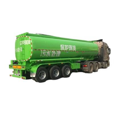 China 3 Axles Aluminum Alloy 42000 45000 Liters Petrol Diesel Oil Fuel Tanker Trailers à venda