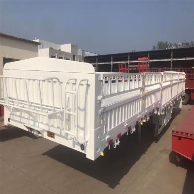 Chine 9500mm-13000mm Length*2500mm*2800mm Fence Semi Trailer With Mechanical Suspension à vendre