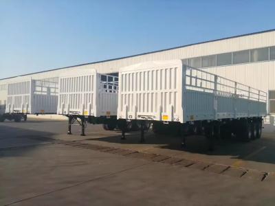 China 600mm-1700mm Side Wall Height Fence Semi Trailer With 2