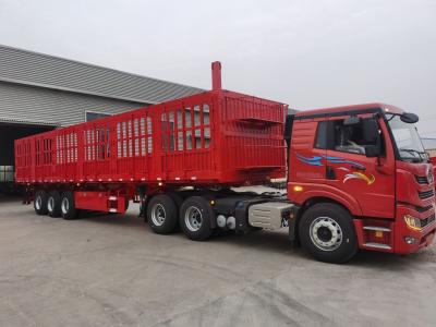 China 30-100 Tons Payload Barricade Semi Trailer Durable Design for sale