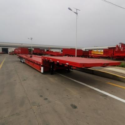 China Removable Side Wall Flatbed Semi Trailer For Heavy Duty Transportation à venda