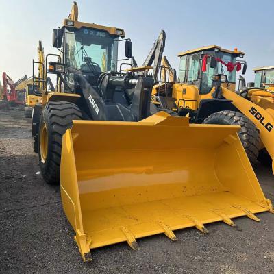 China 3-5.5 M3 Bucket Capacity Second Hand Wheel Loaders With Hydrostatic Transmission Te koop