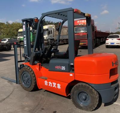 China Good Condition Second Hand Forklift Automatic Transmission Diesel Engine Used Heli Forklift à venda