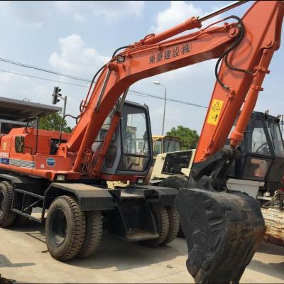 China Japan Second Hand Hitachi Excavators Ex100WD Wheel Excavator for sale