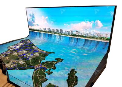 China 1000 pantalla Bendable flexible de la pantalla LED 160x80 LED de los liendres PH1.5 en venta