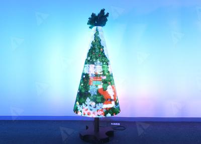 Chine Affichage à LED de forme irrégulière du lancement P6 d'arbre de Noël d'écran mené à vendre
