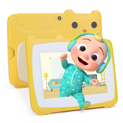 China C Idea 7 Inch Kids Touch Screen Tablets Dual Cameras High Definition Screen 2+32G Yellow for sale