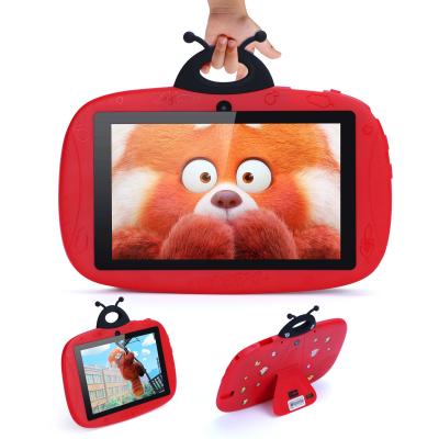 China Toddler Learning C Idea 7 Inch WIFI Tablet Android 12 32GB+32GB Expandable Storage Red for sale