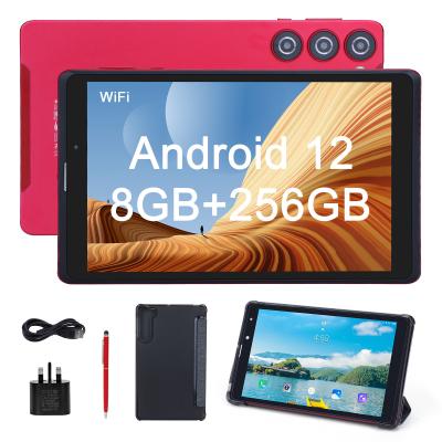 China Android 8 Inch Tablet PC CM835 256GB Large Capacity Storage 5MP+8MP Cameras 8000mAh Battery Life Reading Red for sale