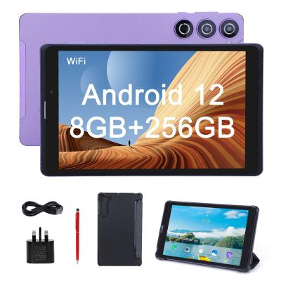 China CM835 Android 12 Tablets Purple Portable Reading Long Battery Life TF Card Expandable HD Screen Tablets With Case for sale