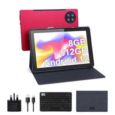 중국 C idea 9.7 inch Android 12 Tablet 8GB RAM 512GB ROM Model CM7800 Red 판매용
