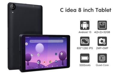 중국 C 아이디어 8인치 안드로이드 13 태블릿 4GB 램 32GB 롬 모델 CM826 판매용