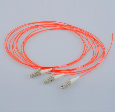 China LC/UPC multi-mode 62.5/125 simplex 2.0mm orange LSZH optical fiber pigtail for sale