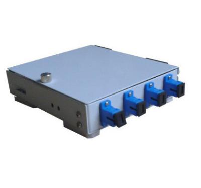 China Metal shell FTTH customer terminal box 4 or 8 ports for FC,SC,ST,LC adapter for sale