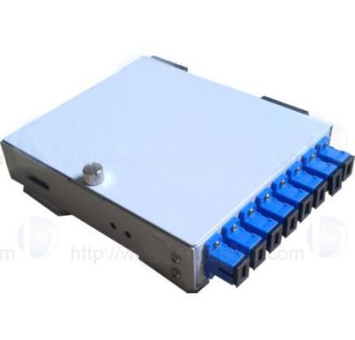 China White Color 8 port FTTH terminal box metal shell uesed in end termination of buildings for sale
