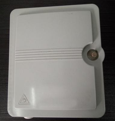 China 12 ports FTTH Fiber Optic Termination Box ABS Waterproof Material with lock for sale