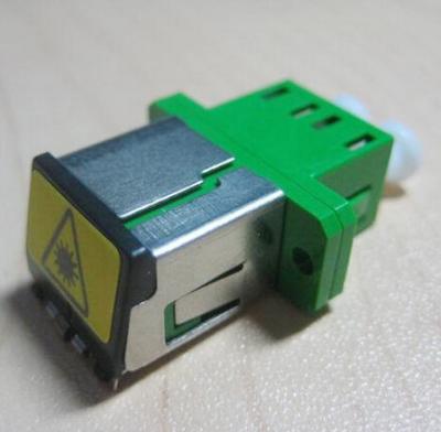 China Duplex LC metal shuttered Fiber Optic Adapter single mode or multimode for sale