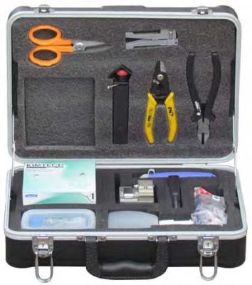 China Black Color Ftth Quick Fiber Optic Termination Kit Fast And Convenient for sale
