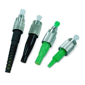 China FC APC Fiber Optic Connector green out housing 2.0/3.0mm ISO9001:2015 certificate for sale