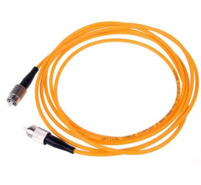 China Orange color Fiber Optic Patch Cord FC To FC Multimode Simplex for sale